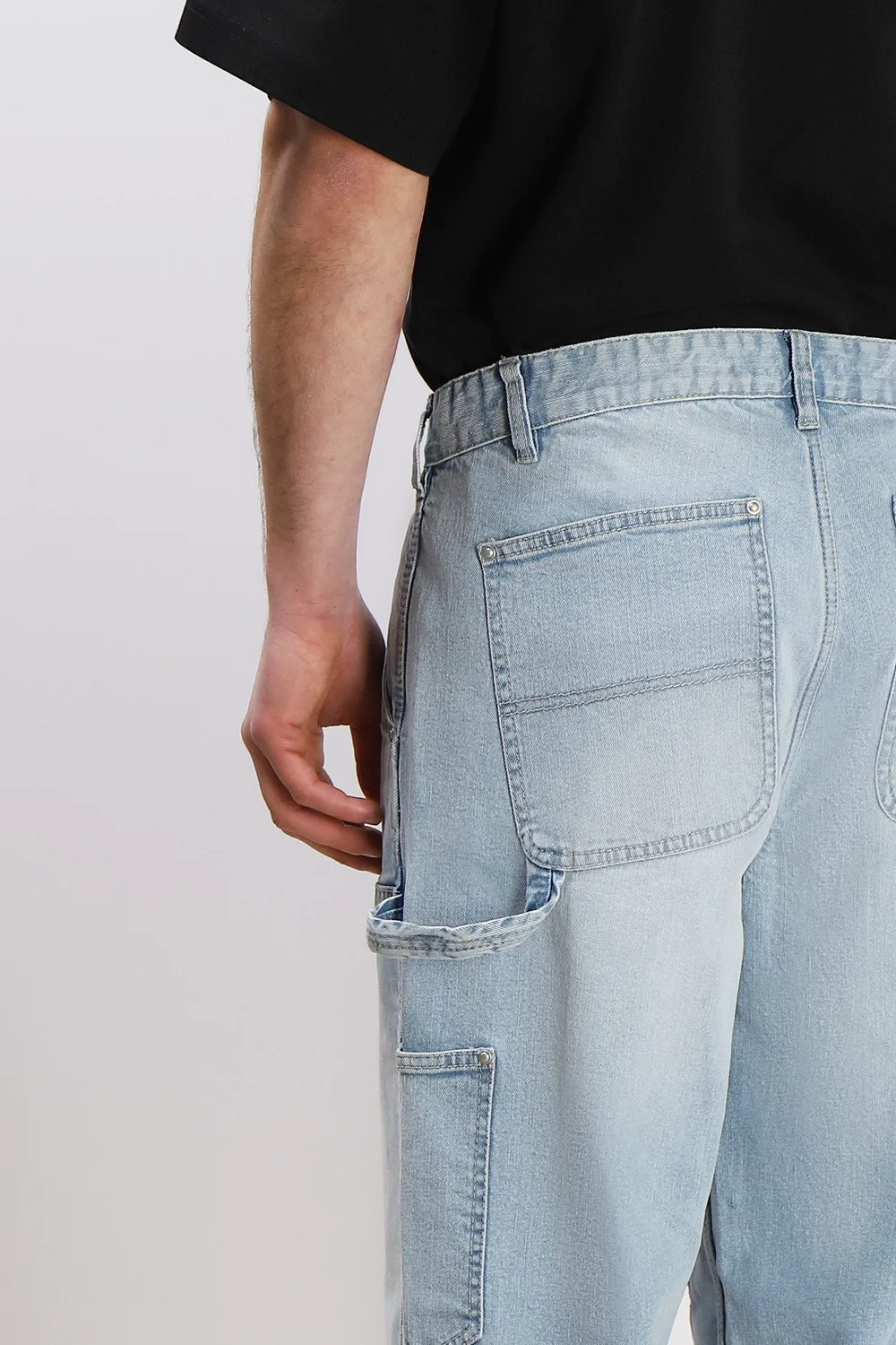 Sonny Bono Denim Worker Pantalone Celeste