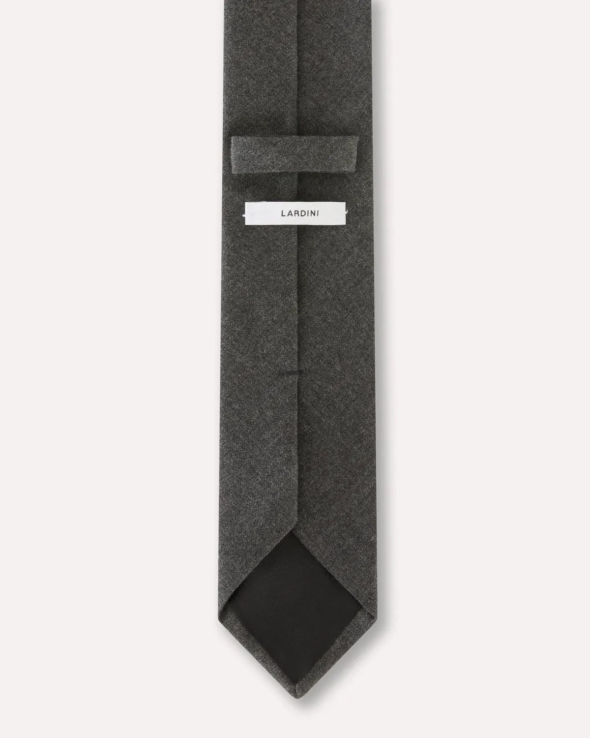 Lardini Cravatta Grigia Flanella Stretch 148 cm