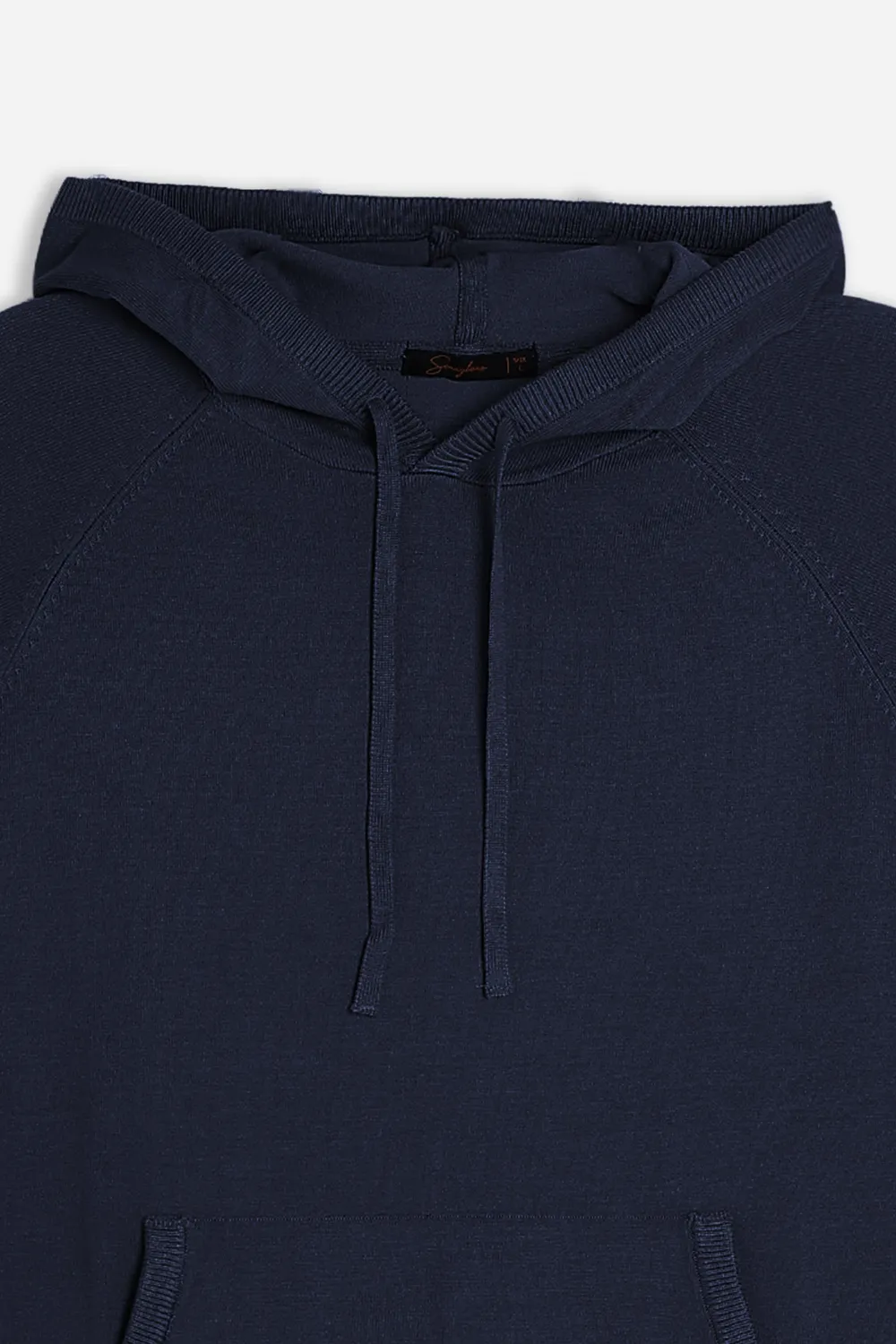 Sonny Bono felpa cappuccio marsupio maglia denim