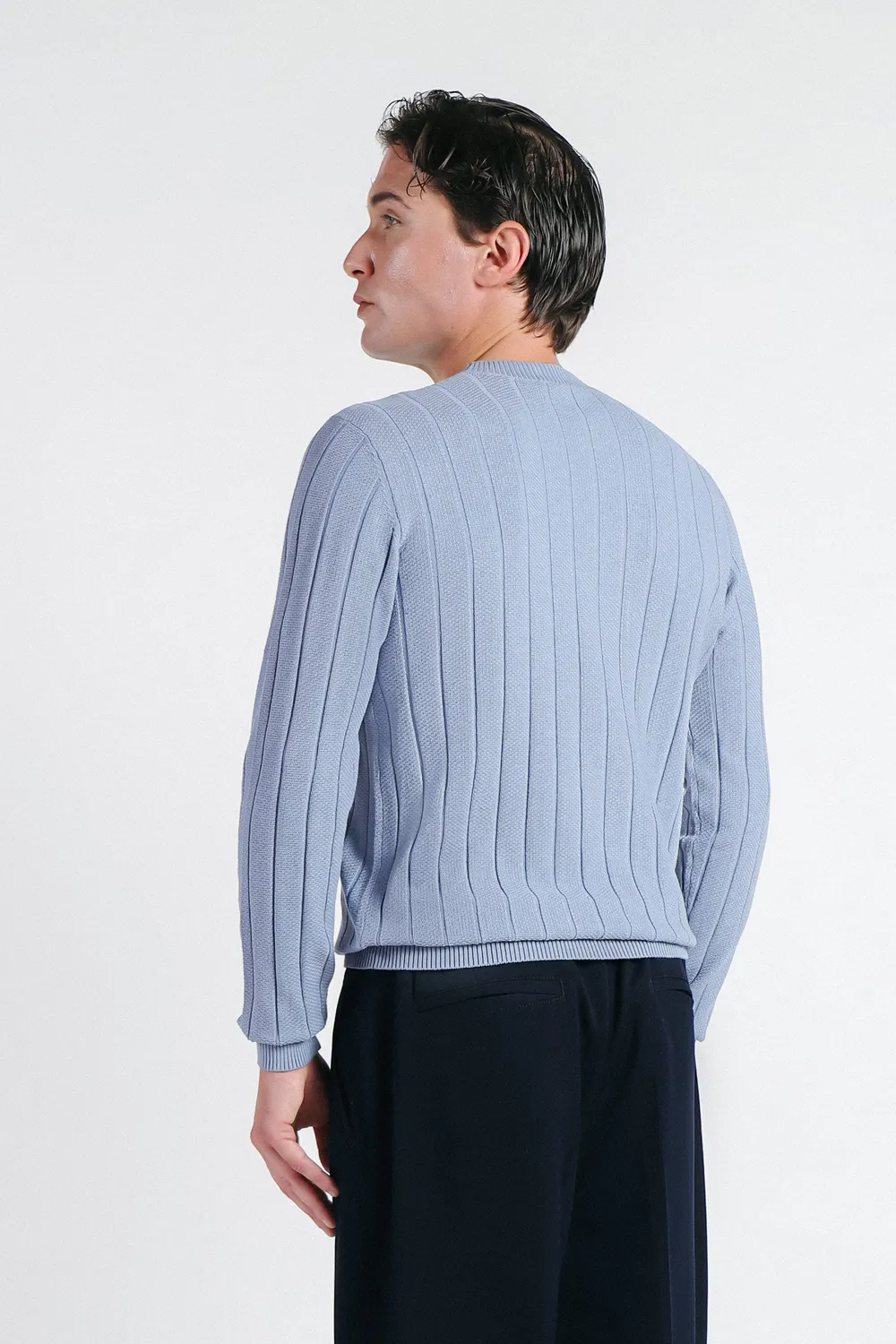 Sonny Bono Maglia Girocollo Lavorata Avion Comfort