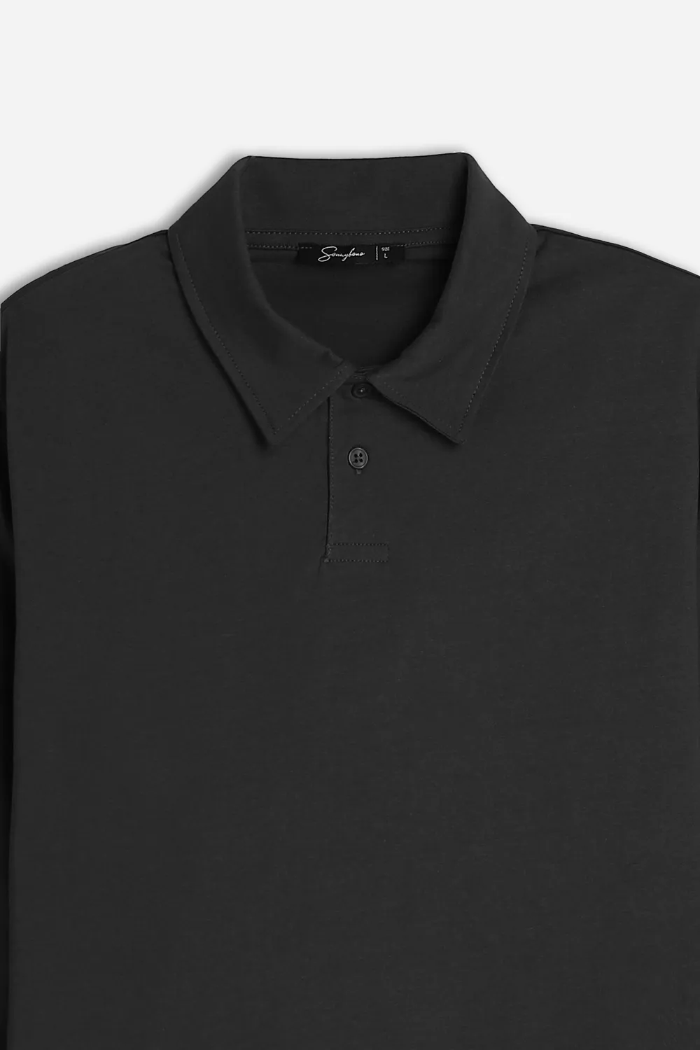 Sonny Bono ZK 08337PL 326 polo manica lunga nero