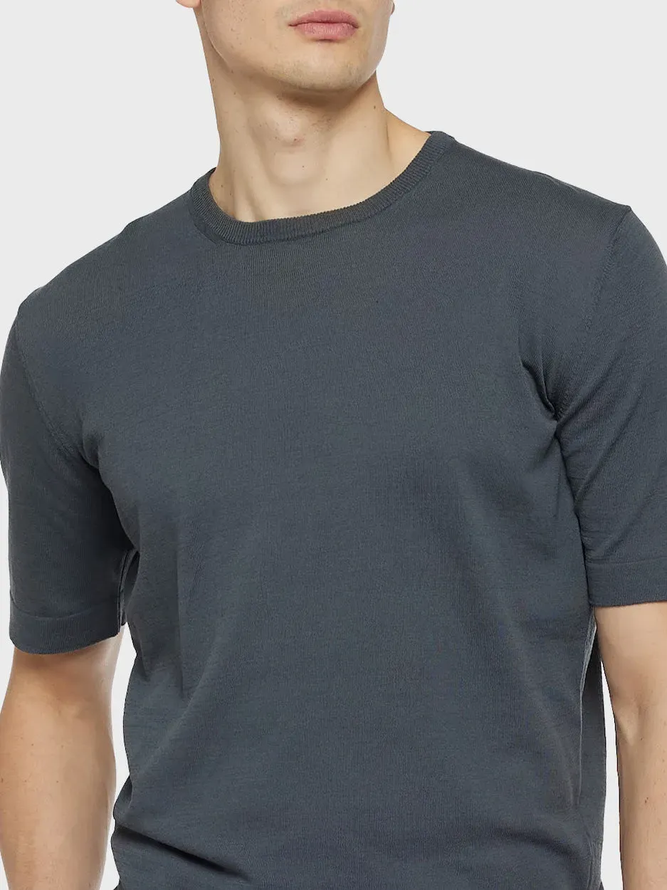 Caruso Butterfly t-shirt cotone grigio antracite