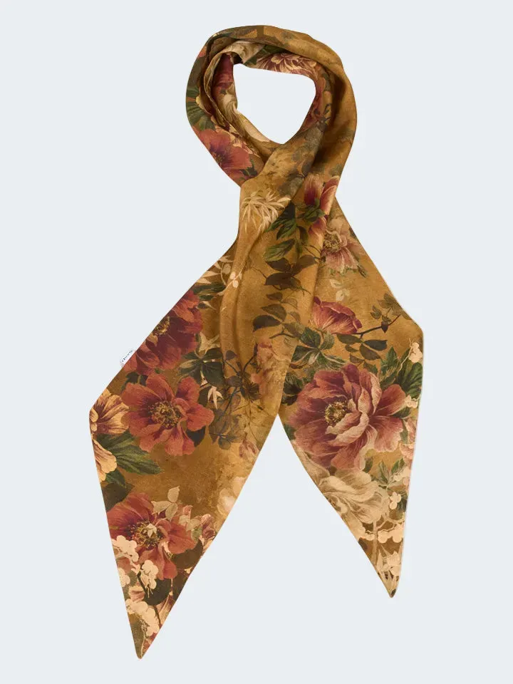 Sand Menswear 3643 Scarf sciarpa seta fantasia floreale