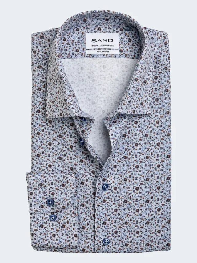 Sand State Soft 8402 camicia flanella fantasia cotone