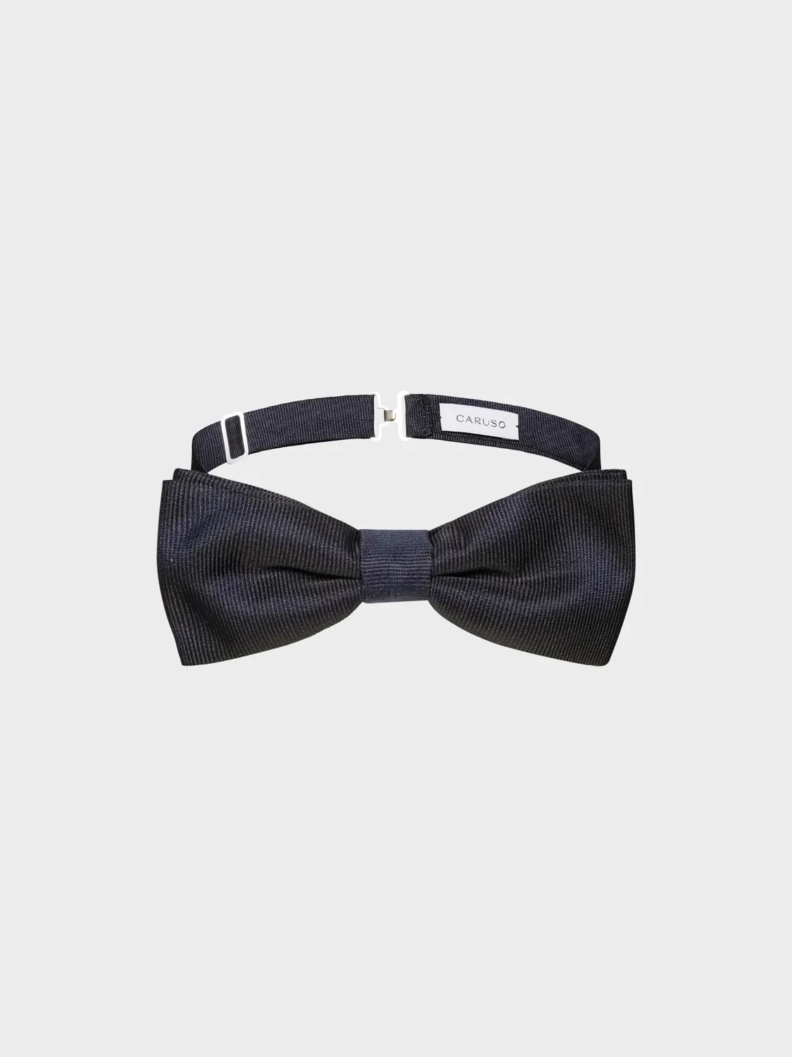 Caruso papillon annodato in seta blu