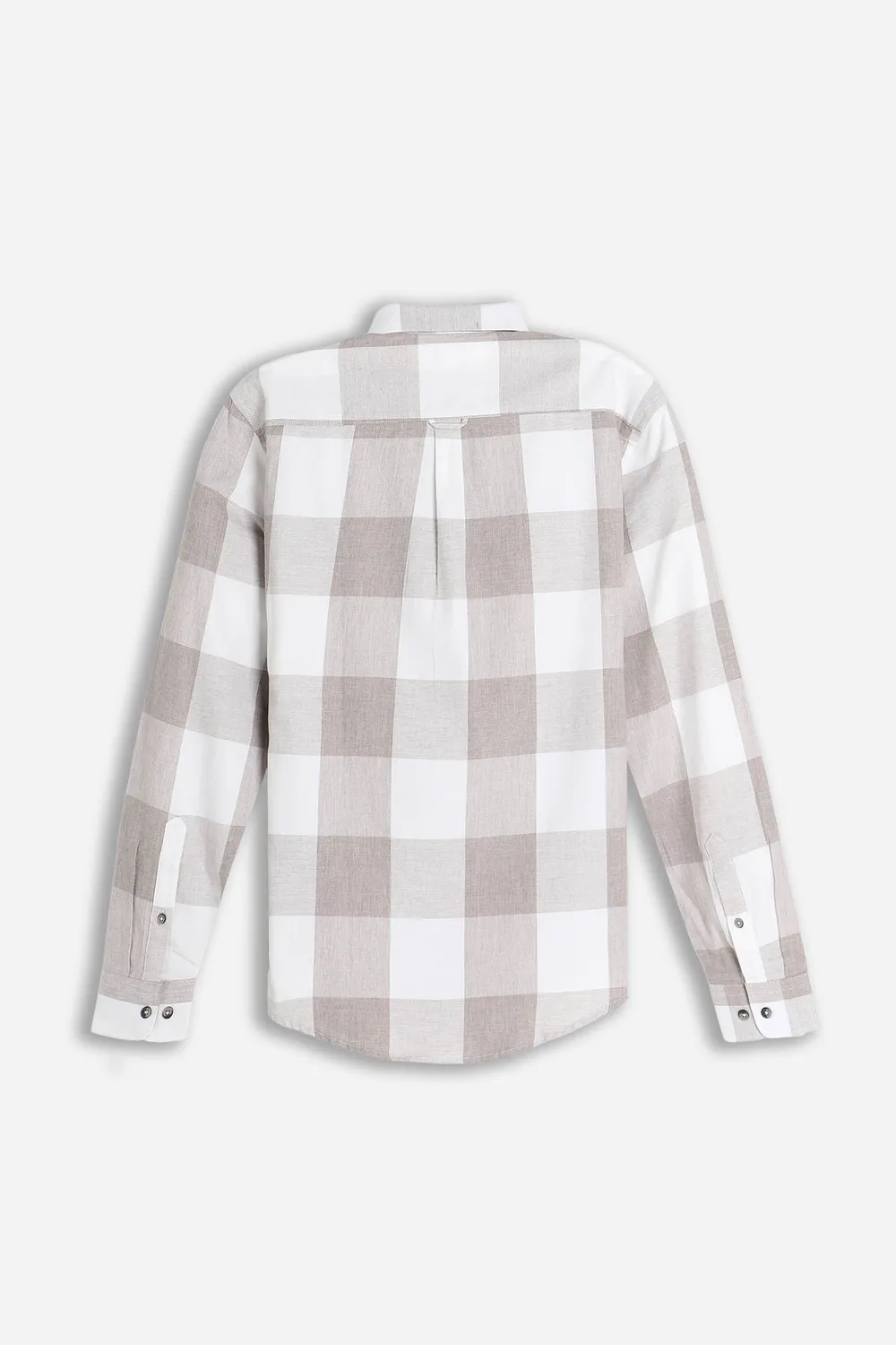 Sonny Bono camicia flanella a quadri beige comoda