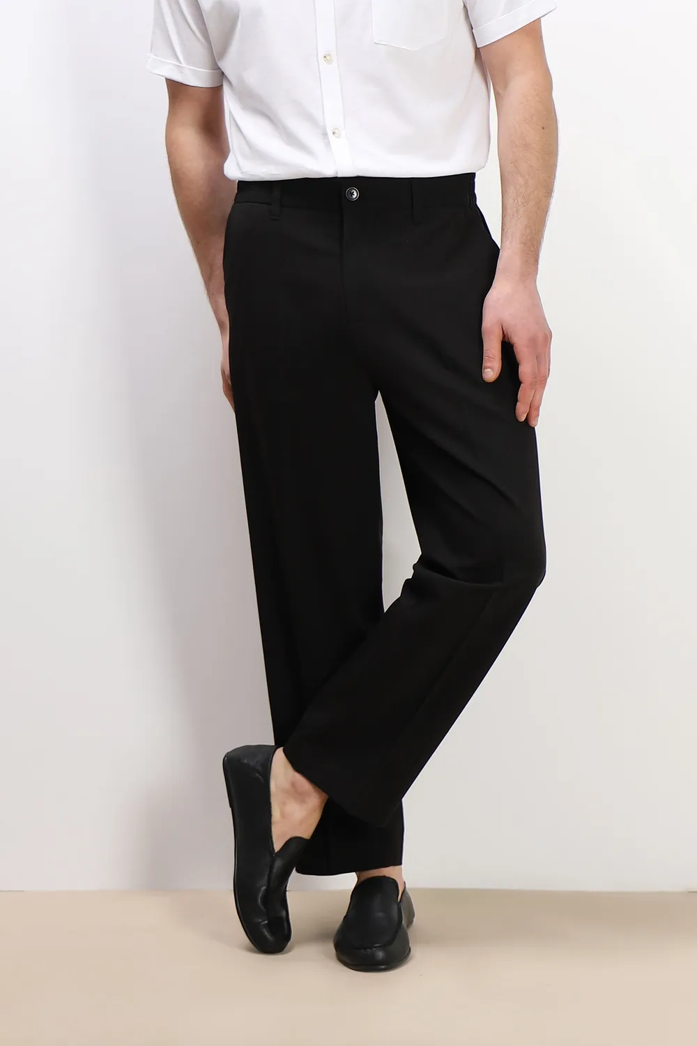 Sonny Bono Pantalone Jogger Morbido Nero Taglie 40-60