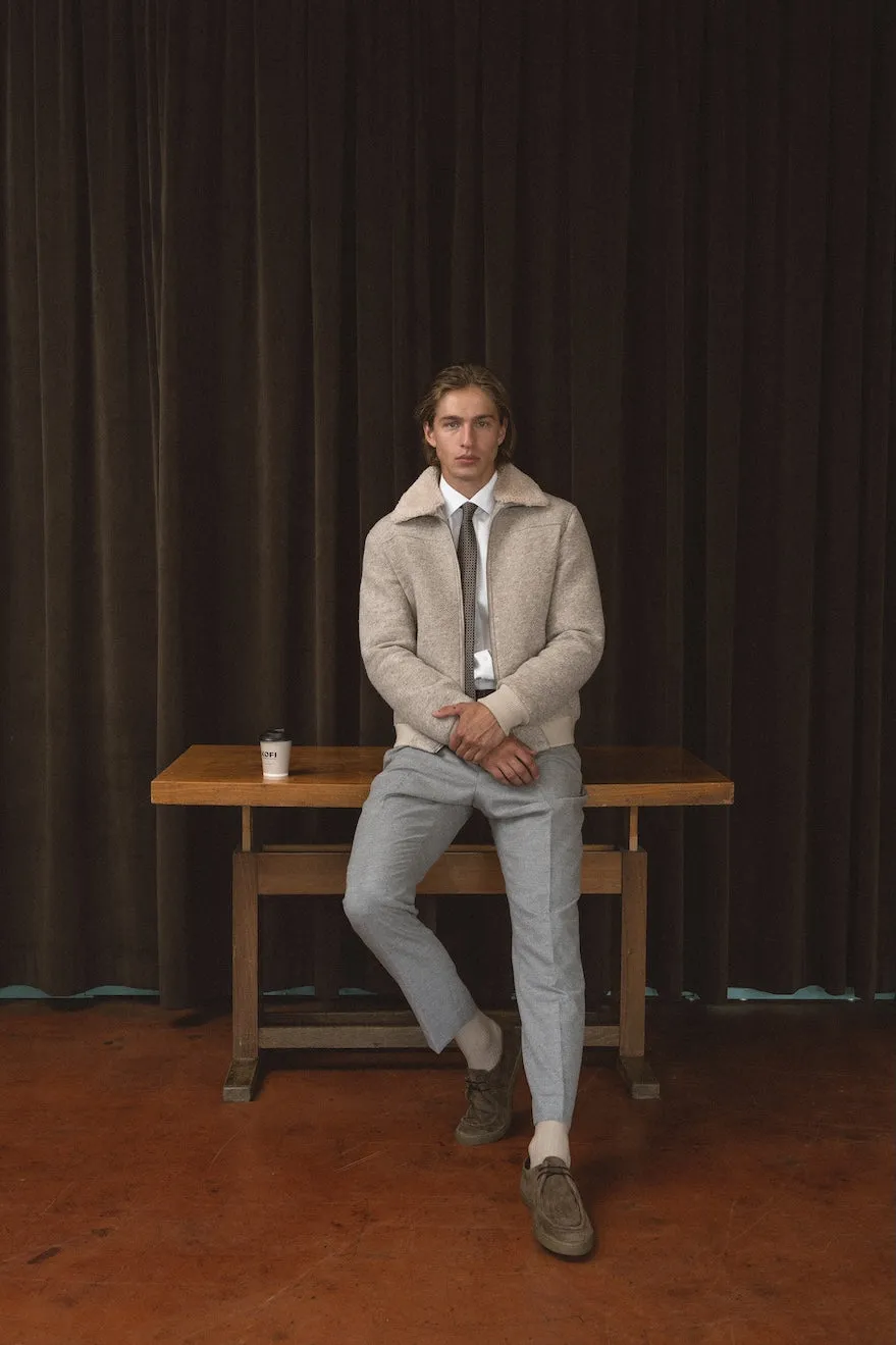 Alain Delon giacca beige uomo taglia 50 leggera