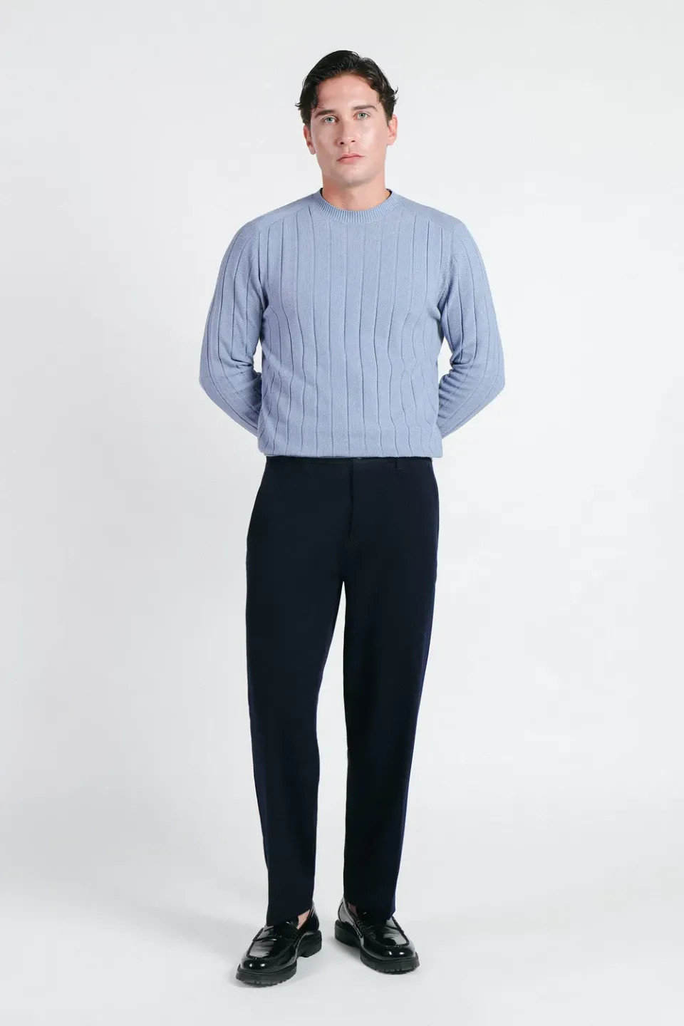 Sonny Bono Maglia Girocollo Lavorata Avion Comfort