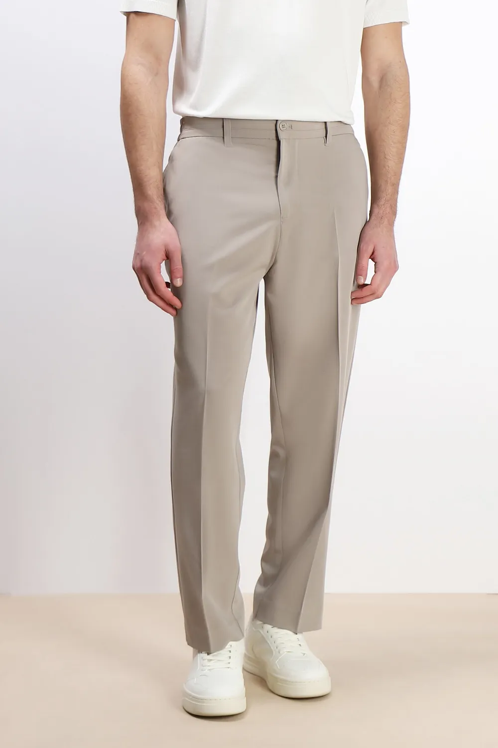 Sonny Bono Morbido Pantalone Jogger Sabbia Casual
