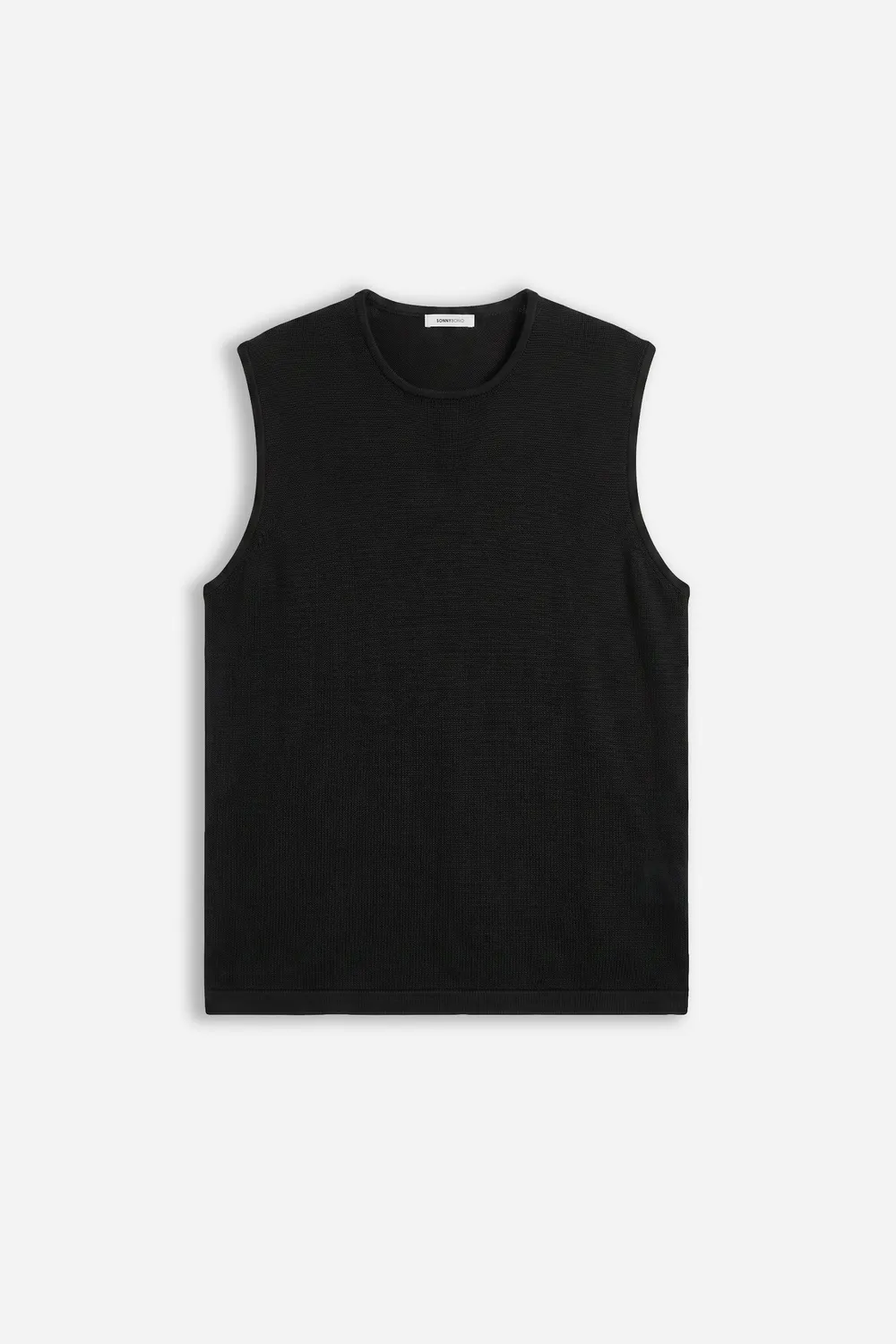 Sonny Bono T-Shirt Smanicata Nera Maglina Cotone