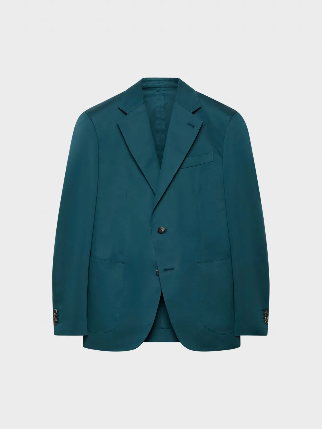Caruso Butterfly giacca cotone seta verde