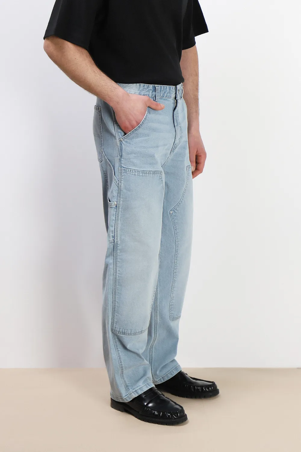 Sonny Bono Denim Worker Pantalone Celeste