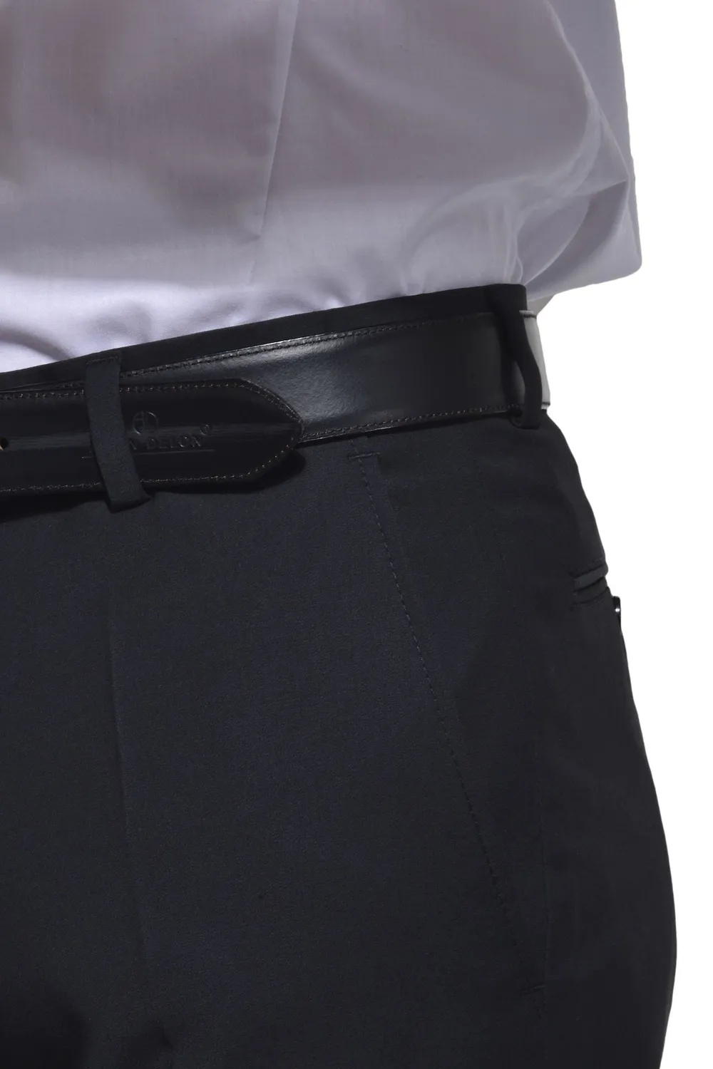 Alain Delon pantaloni eleganti neri 46 formali