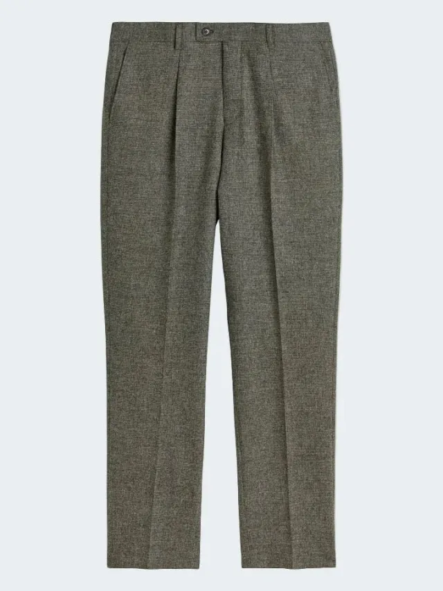 Sand Menswear Mark N pantalone stretch micro quadri lavabile