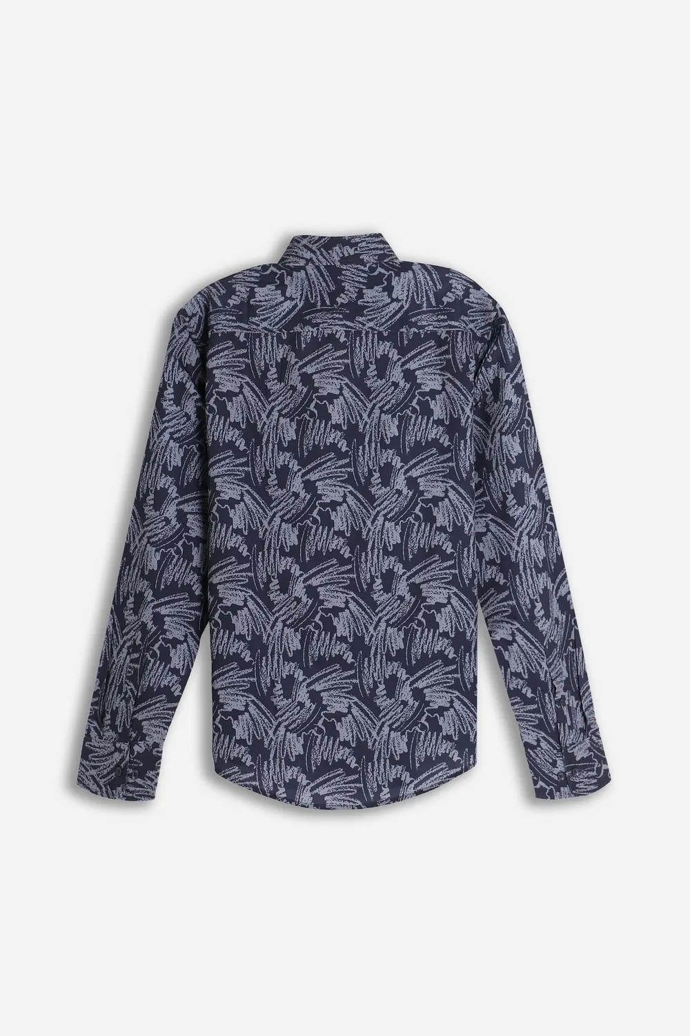 Sonny Bono Camicia Stretch Fantasia F Blu Sagomata