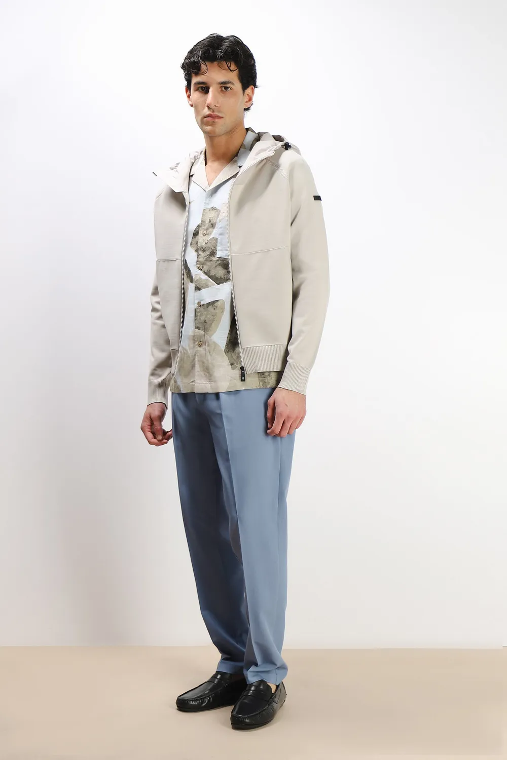 Sonny Bono Bomber Maglia giubbotto grigio con cappuccio