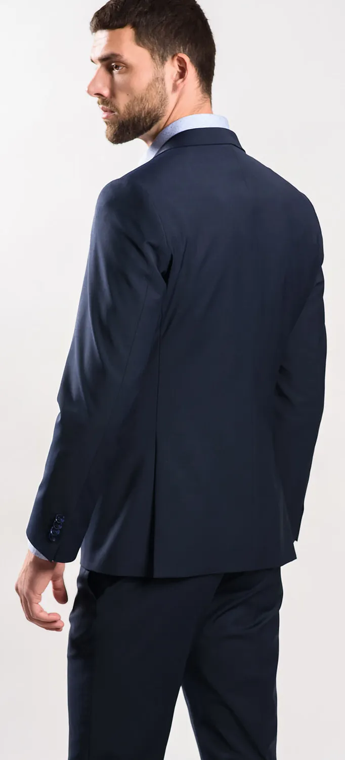 Alain Delon Gilet Abito Classico Elasticizzato Slim