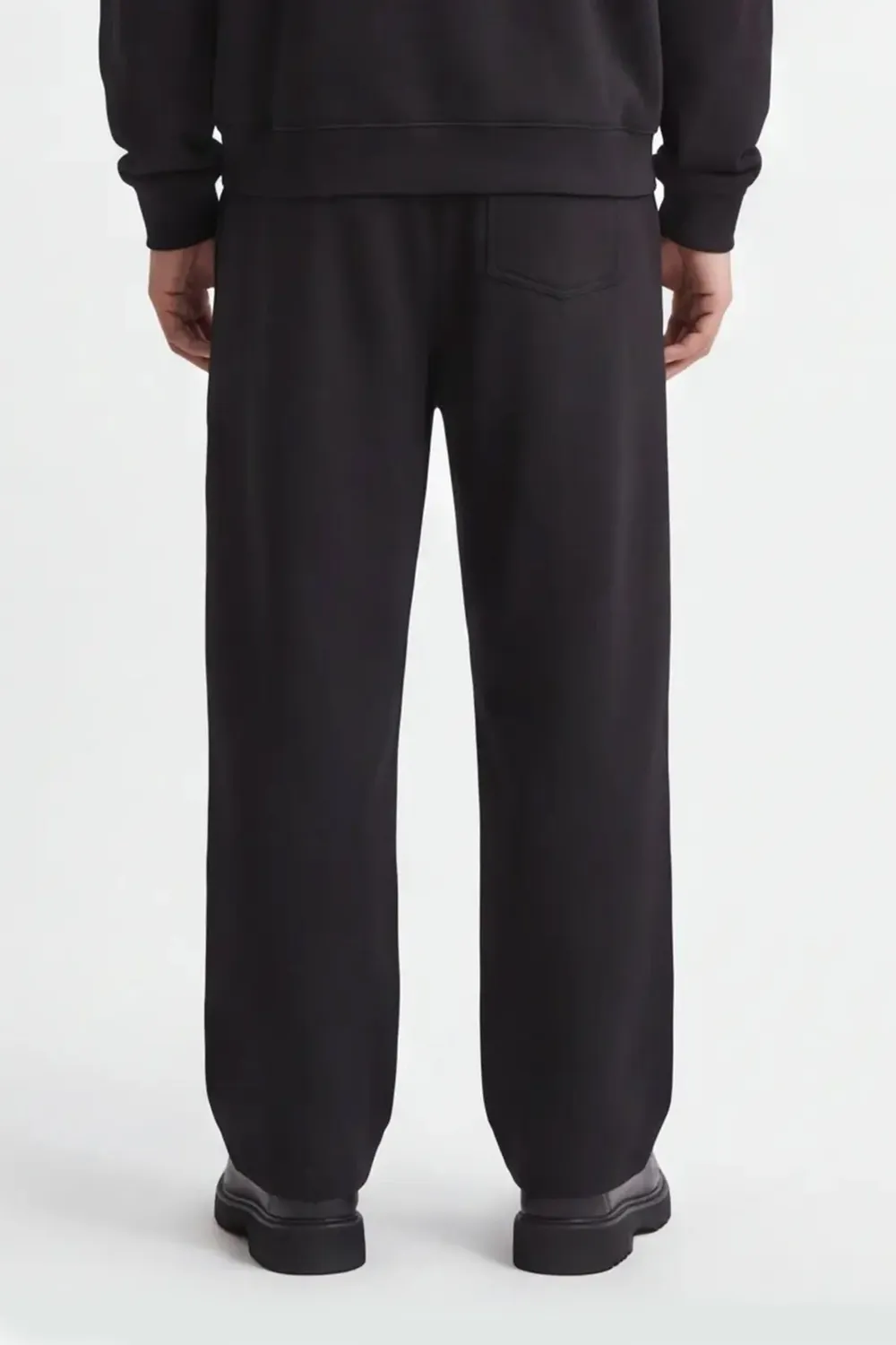 Sonny Bono Over Fit Pantalone Jogger Felpa Nero