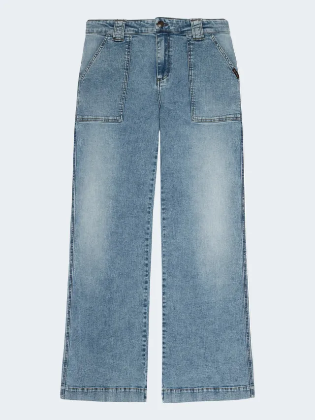 Sand Menswear 0796 Damla jeans larghi elasticizzati fantasia