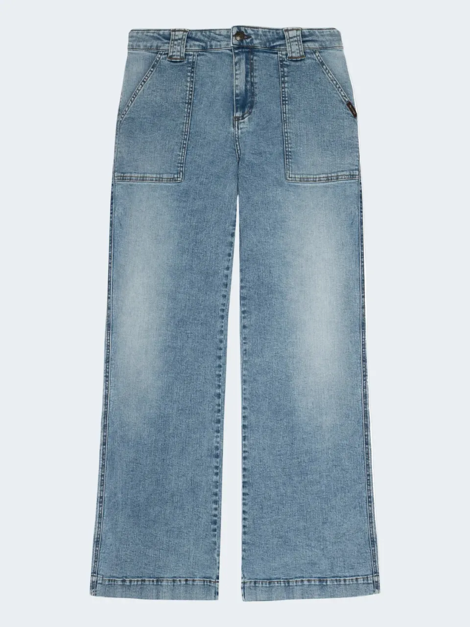 Sand Menswear 0796 Damla jeans larghi elasticizzati fantasia