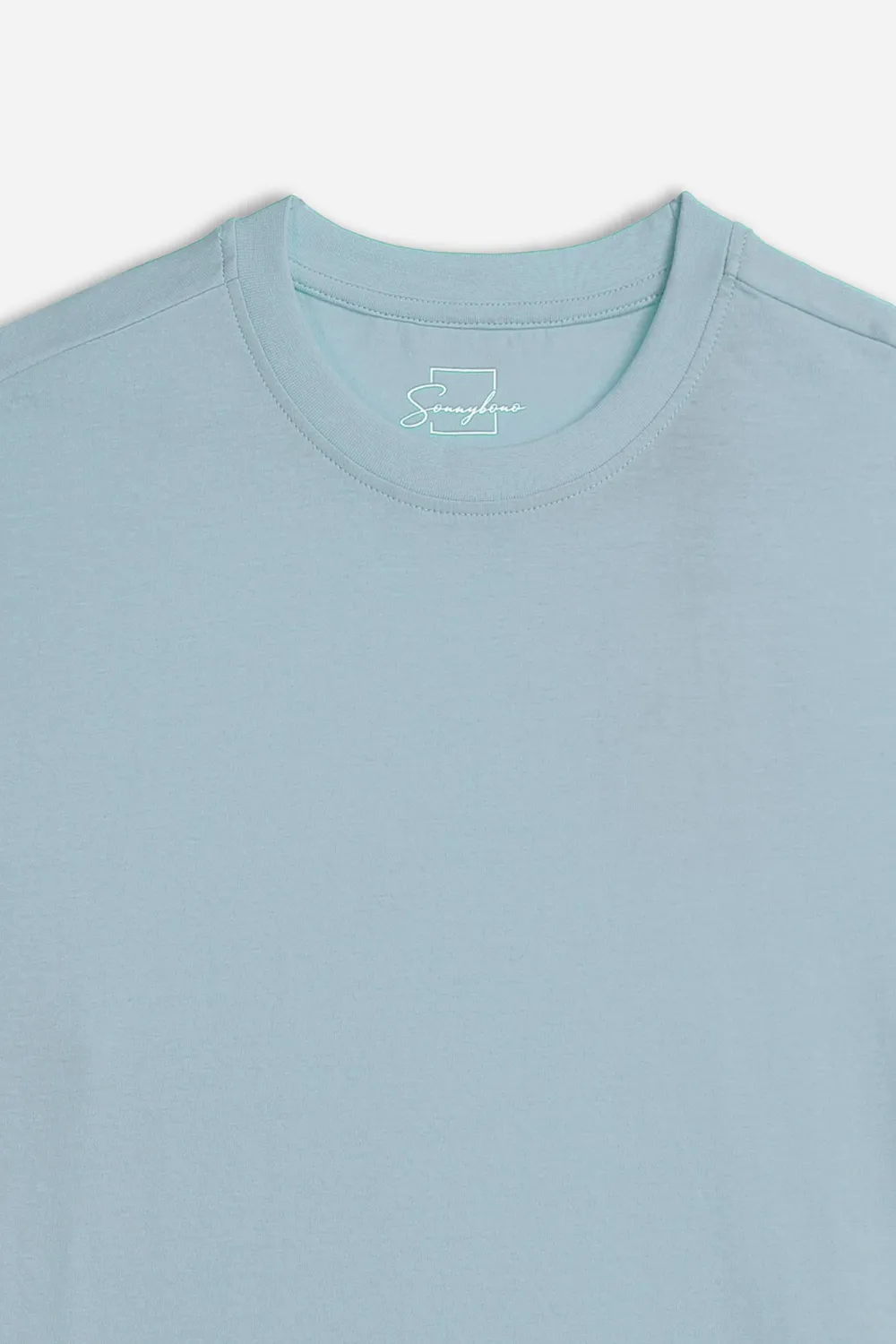 Sonny Bono t-shirt girocollo basic polvere tinta unita