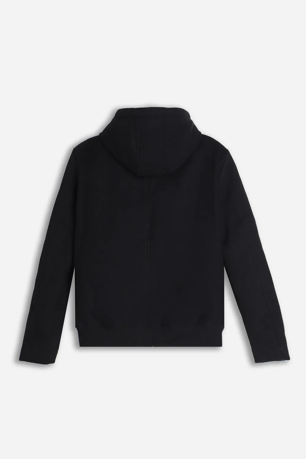 Sonny Bono Giubbotto Panno Full Zip Cappuccio Nero
