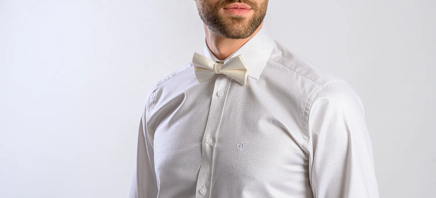 Alain Delon Camicia burro classic fit onde morbide