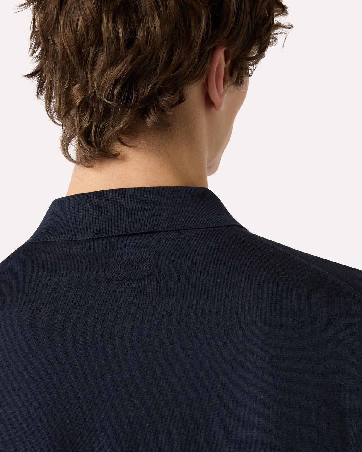 Lardini Polo Blu Maglia Cotone Uomo Superpiuma