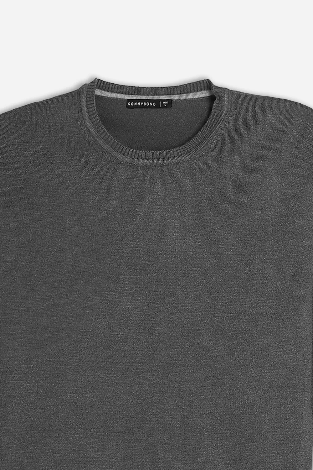 Sonny Bono ZK 06100MG 326 maglia girocollo grigio antracite
