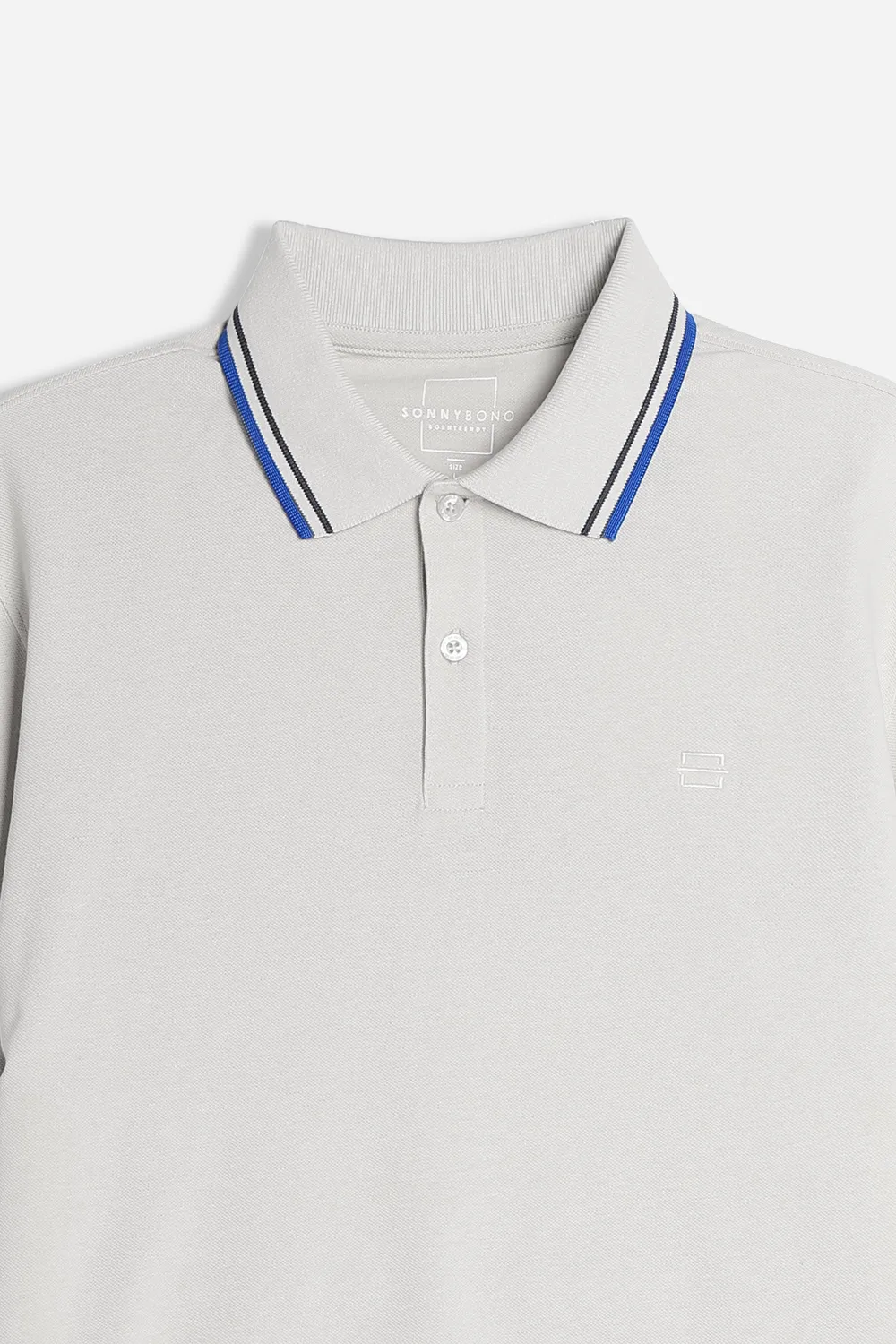 Sonny Bono Basic polo piquet grigio cotone