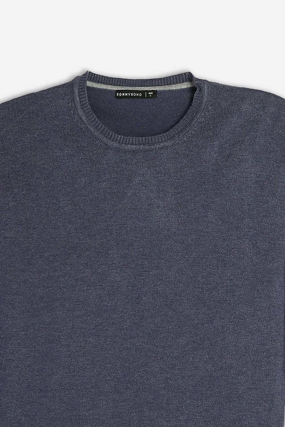 Sonny Bono Maglia Girocollo Basic M-Denim Cotone