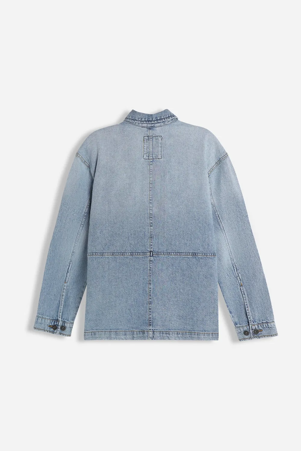 Sonny Bono Giubbotto Overshirt Denim Celeste Bottoni
