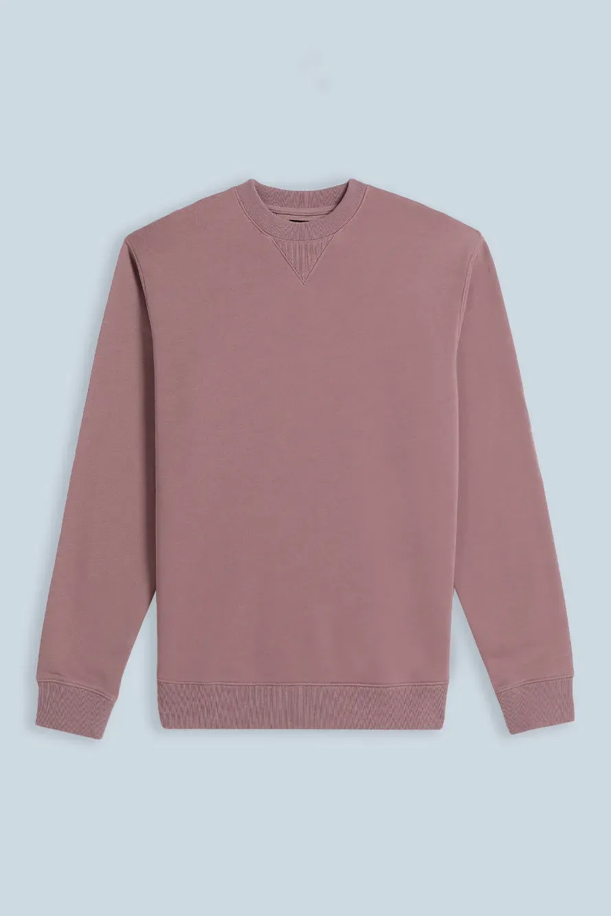 Sonny Bono Basic felpa girocollo color cipolla