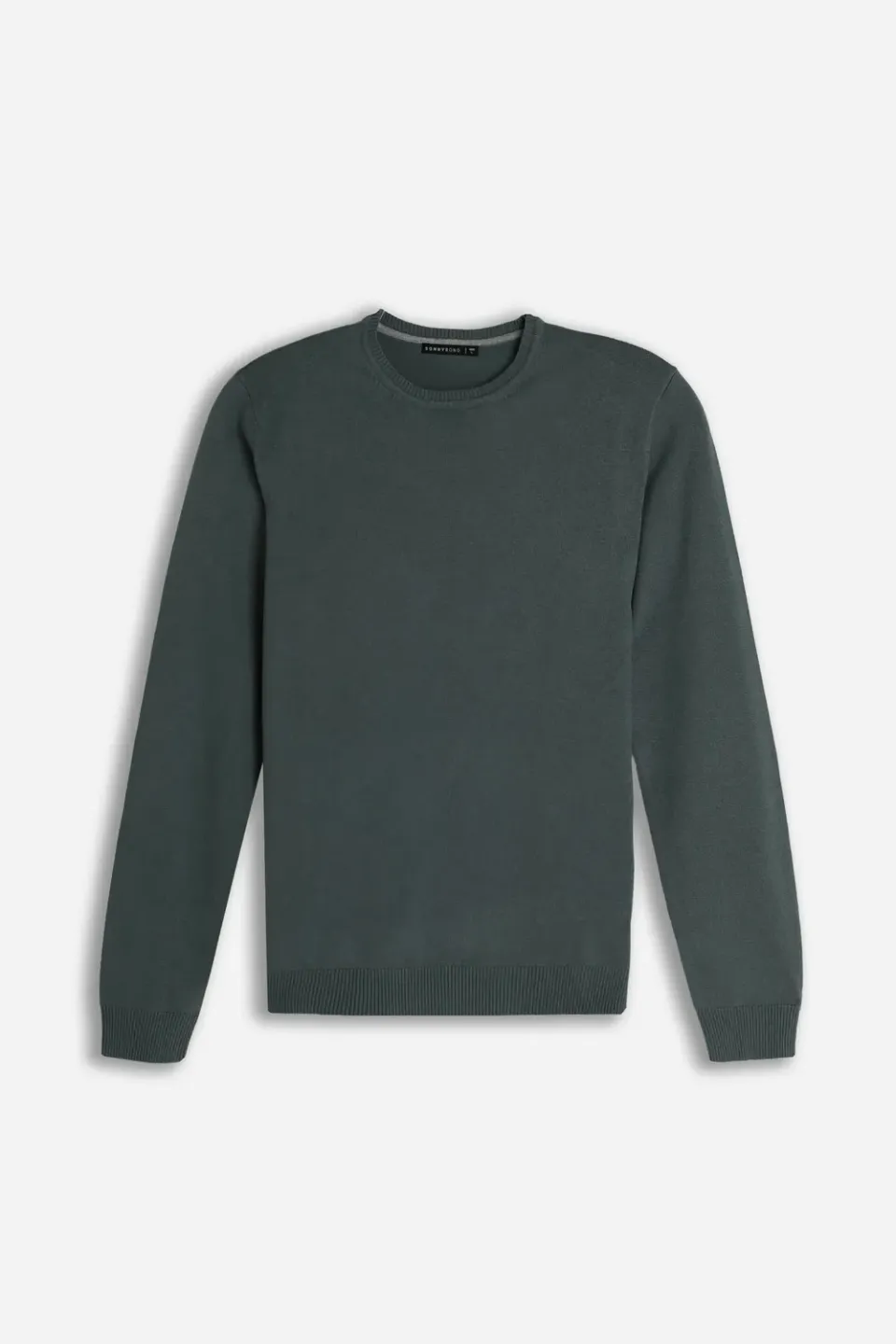 Sonny Bono Maglia Girocollo Basic Verde Bosco