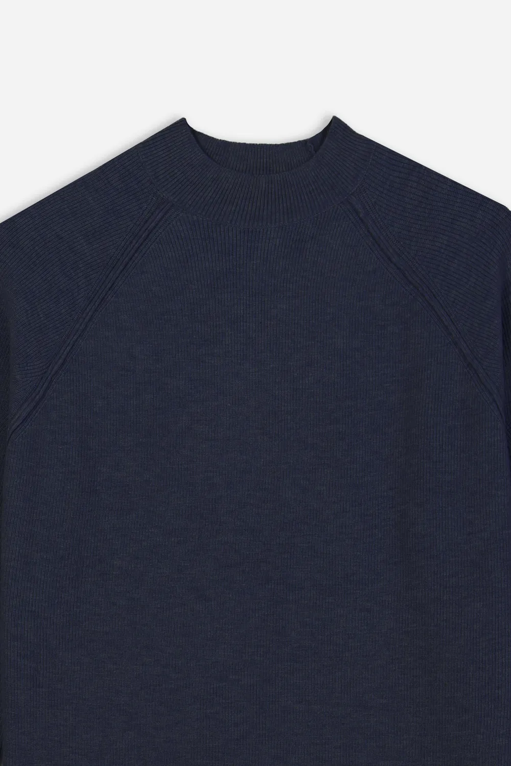 Sonny Bono Maglia Mezzo Collo Bleu a Costine