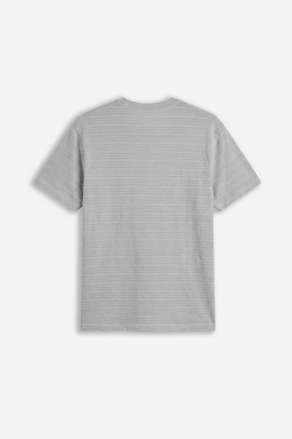 Sonny Bono Trama Rilievo t-shirt girocollo grigio cotone