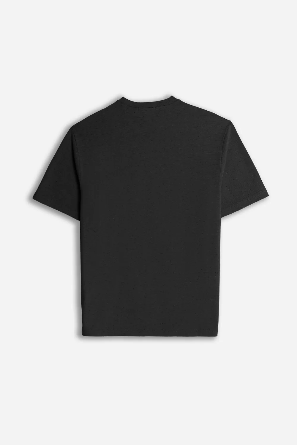 Sonny Bono T-Shirt Girocollo Jersey Fiammato Nero