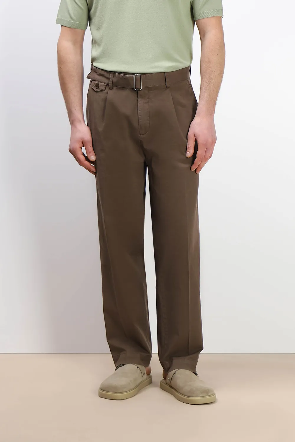 Sonny Bono Pantalone Chino Moro Doppia Pence