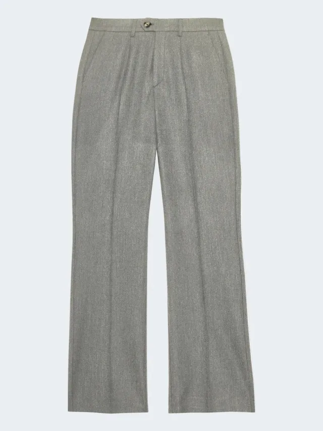 Sand Menswear Dori High pantaloni grigi tweed