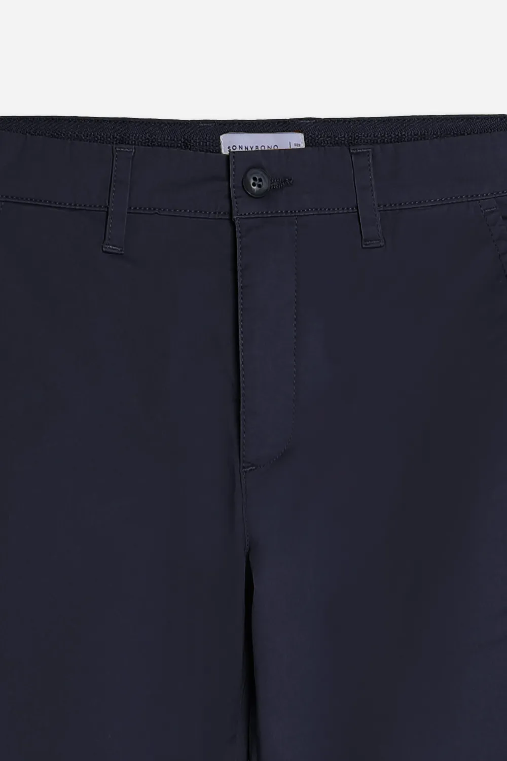 Sonny Bono pantalone chino basic bleu cotone