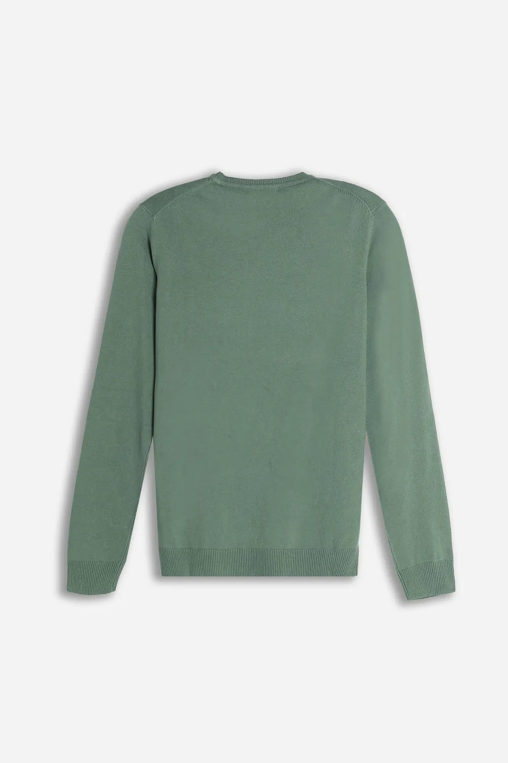 Sonny Bono Maglia Girocollo Basic salvia manica lunga
