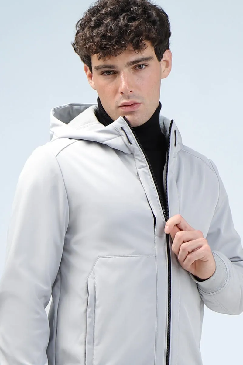 Sonny Bono Giubbotto Softshell grigio chiaro
