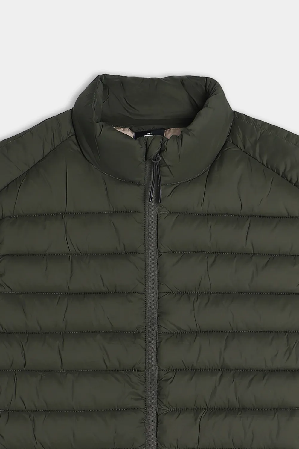 Sonny Bono gilet trapuntato verde militare poliammide