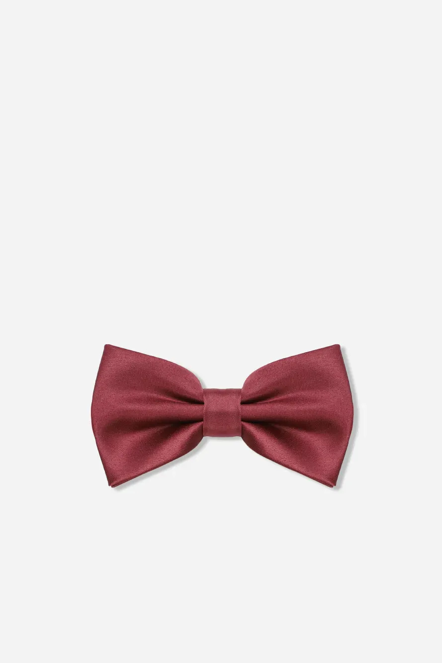 Sonny Bono papillon raso bordeaux