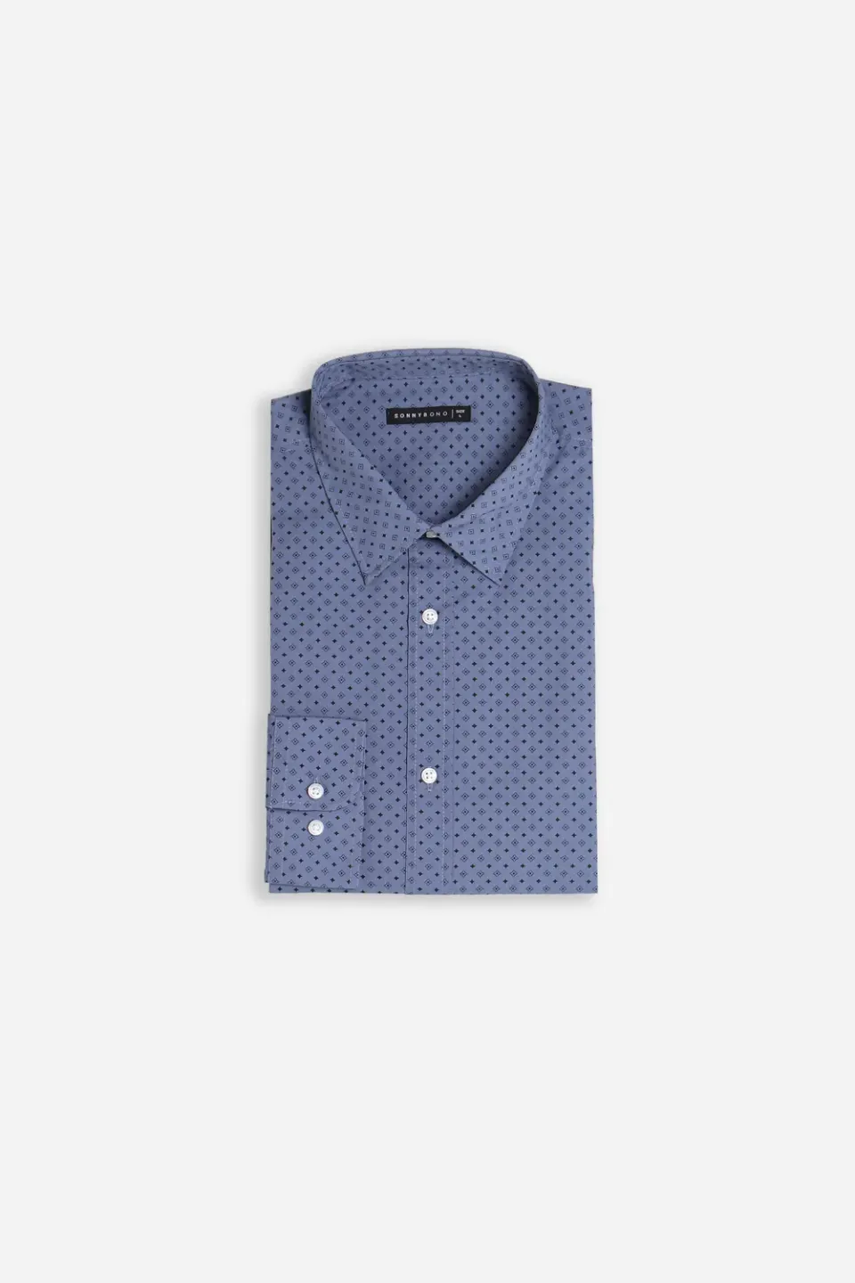 Sonny Bono camicia microfantasia F Avion poliestere