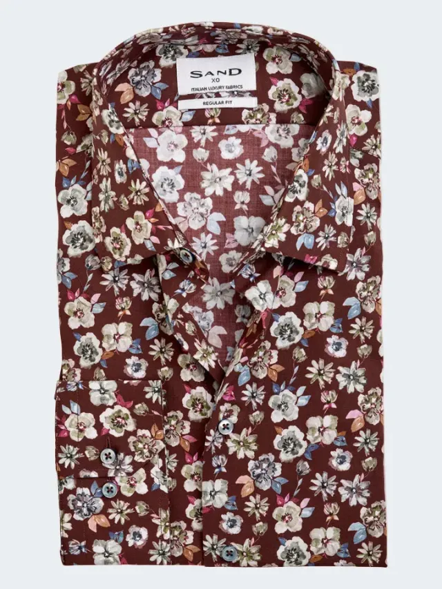 Sand Menswear 8390 Gordon SC camicia cotone fantasia