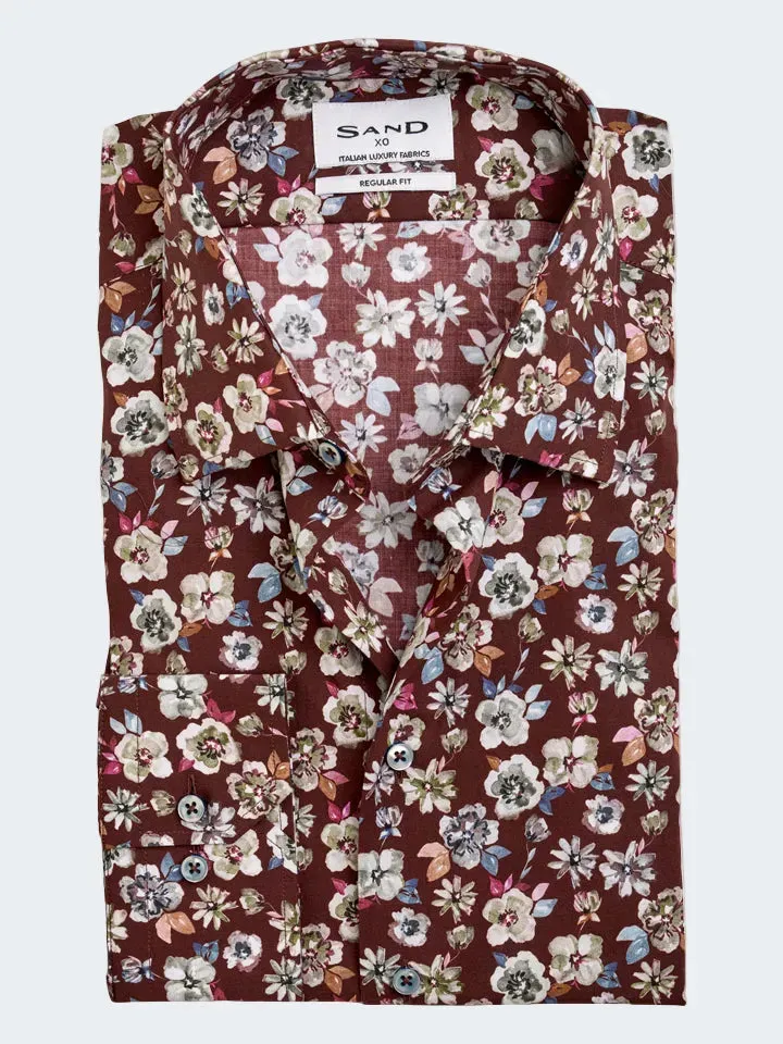 Sand Menswear 8390 Gordon SC camicia cotone fantasia