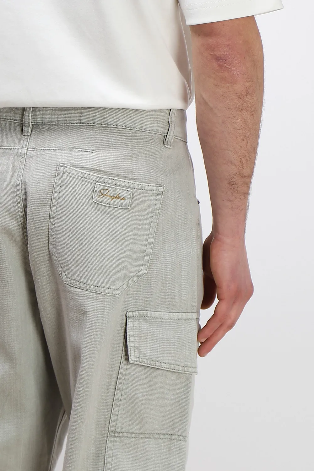 Sonny Bono Cargo Baggy jeans verde muschio