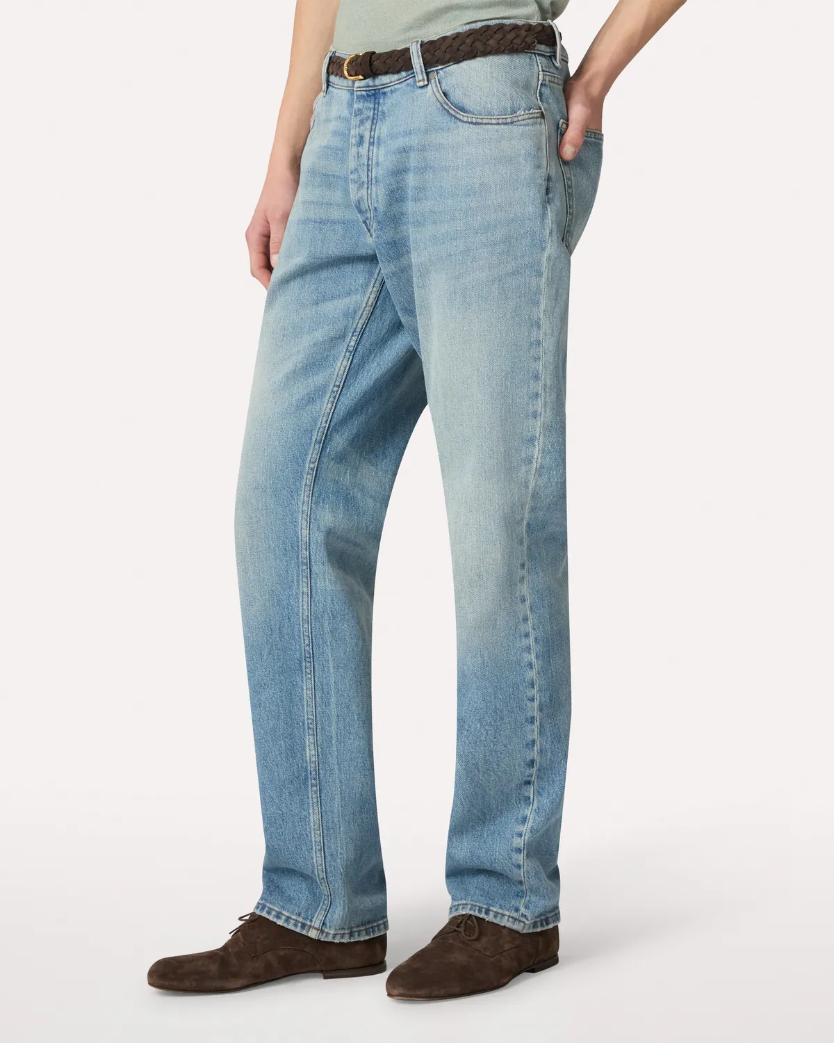 Lardini Jeans Blu Comfort Fit in Denim Stretch